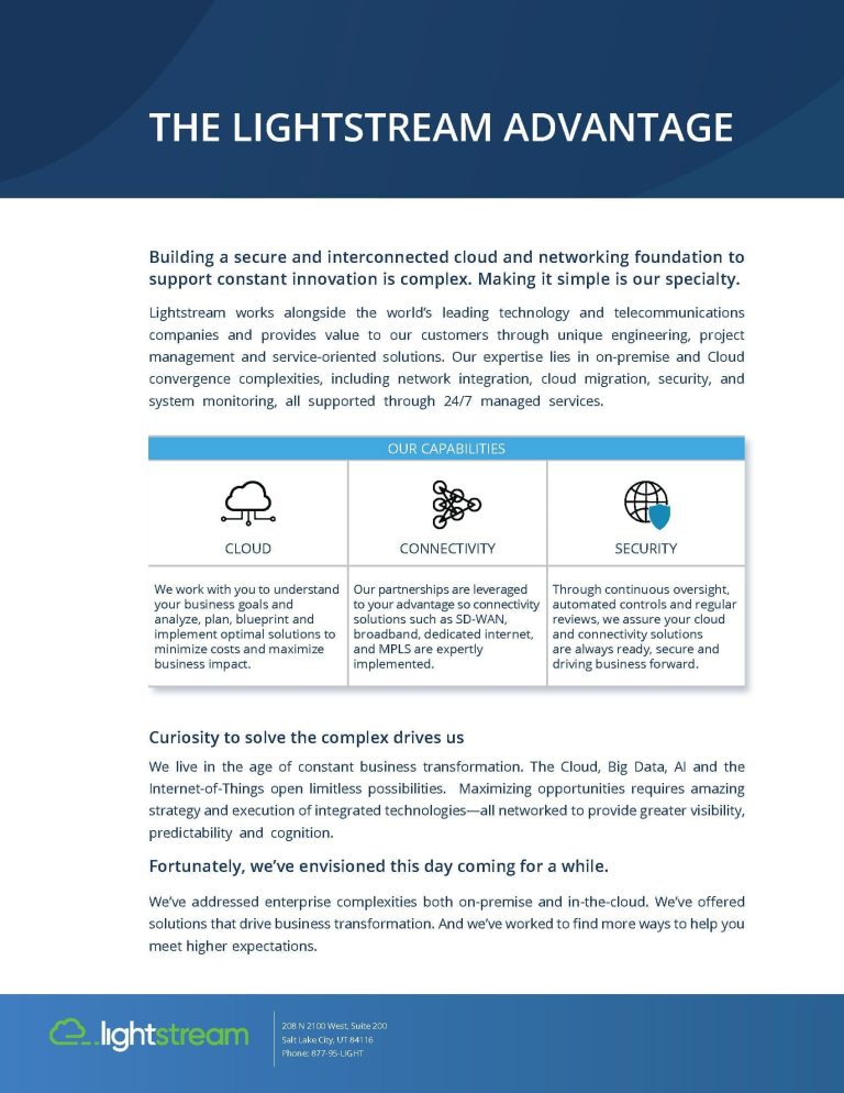 The Capabilities of Lightstream