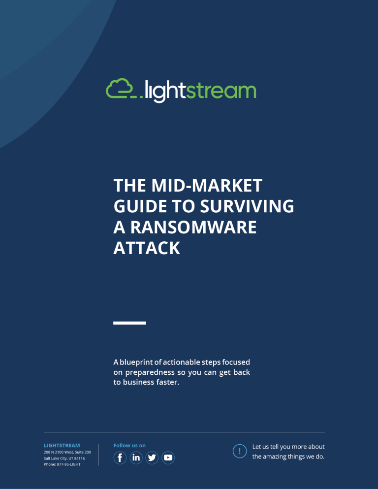 The Mid-market Guide to Surviving Ransomware